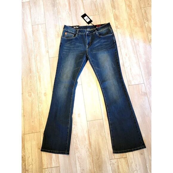 Red Label London Rose Royce Jr. Bootcut Jeans Denim Blue 31‎ (13/14) NWT - Picture 8 of 8